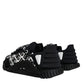 Black Logo Lace Up Low Top NS1 Sneakers Shoes