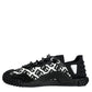 Black Logo Lace Up Low Top NS1 Sneakers Shoes