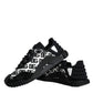 Black Logo Lace Up Low Top NS1 Sneakers Shoes