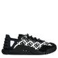 Black Logo Lace Up Low Top NS1 Sneakers Shoes
