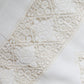 White Lace Viscose Bodycon Sheath Midi Dress