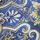 Blue Floral Cotton Stretch Skinny Denim Jeans