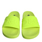Green Rubber Slides Sandals Beachwear Shoes