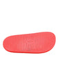 Red Rubber Slides Sandals Beachwear Shoes