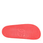 Red Rubber Slides Sandals Beachwear Shoes
