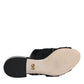 Black White Crystal Slides Sandals Shoes