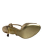 Gold Devotion Embellished Keira Sandals Shoes