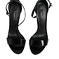 Black KEIRA Heels Ankle Strap Sandals Shoes