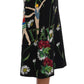 Embellished A-Line Mid-Calf Skirt