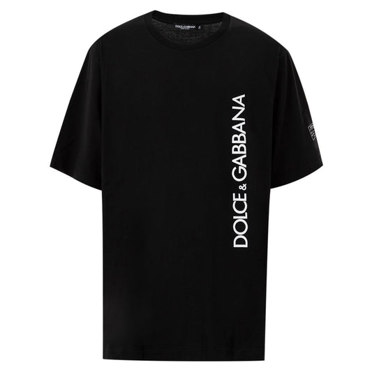 Black Cotton T-Shirt