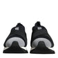 Black Neoprene Stretch Shark Sneakers Shoes