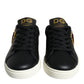 Black Portofino Sacred Heart Sneakers Shoes