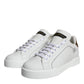 White Leather Portofino Low Top Sneaker Shoes