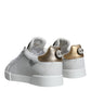 White Leather Portofino Low Top Sneaker Shoes