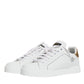 White Leather Portofino Low Top Sneaker Shoes