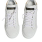 White Leather Portofino Low Top Sneaker Shoes