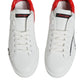 White Red Portofino Low Top Sneakers Shoes
