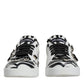White Crystal Portofino Low Top Sneaker Shoes
