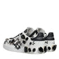 White Crystal Portofino Low Top Sneaker Shoes