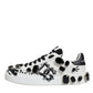 White Crystal Portofino Low Top Sneaker Shoes