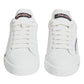 White Pink Portofino Low Top Sneakers Shoes