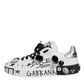 White Crystal Portofino Low Top Sneaker Shoes