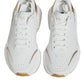 White Gold Daymaster Low Top Sneakers Shoes