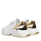 White Gold Daymaster Low Top Sneakers Shoes