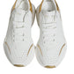 White Gold Daymaster Low Top Sneakers Shoes