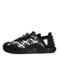 Black Logo Lace Up Low Top NS1 Sneakers Shoes