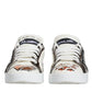 White Love Sequin Portofino Sneakers Shoes
