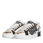 White Love Sequin Portofino Sneakers Shoes