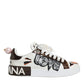 White Love Sequin Portofino Sneakers Shoes