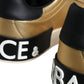Gold Portofino Calf Leather Sneakers Shoes