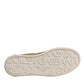 Gold Portofino Calf Leather Sneakers Shoes