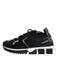 Black Mesh Sorrento Trekking Sneakers Shoes