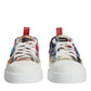 Multicolor Patchwork Low Top Sneakers Shoes