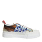 Multicolor Patchwork Low Top Sneakers Shoes