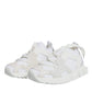White Mesh Sorrento Trekking Sneakers Shoes