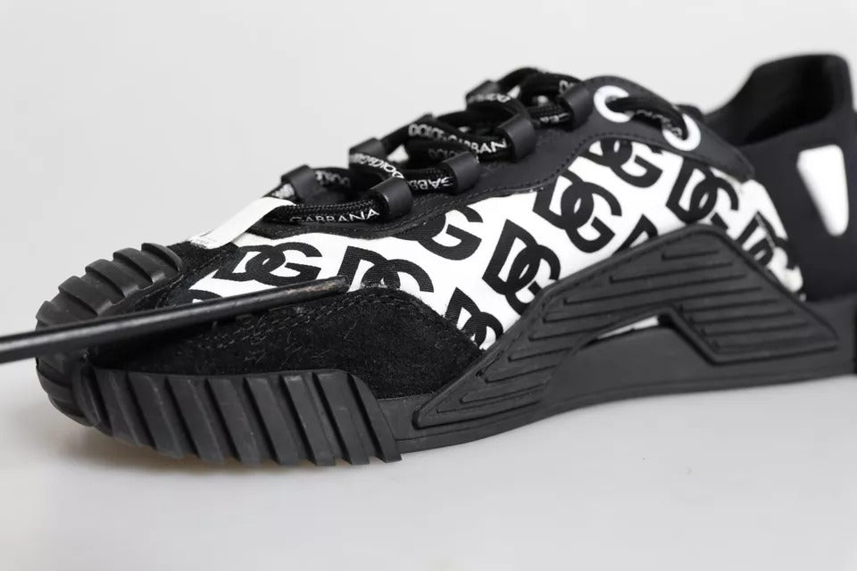 Black Logo Lace Up Low Top NS1 Sneakers Shoes