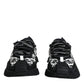 Black Logo Lace Up Low Top NS1 Sneakers Shoes