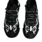 Black Logo Lace Up Low Top NS1 Sneakers Shoes