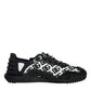 Black Logo Lace Up Low Top NS1 Sneakers Shoes