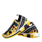 Yellow Sorrento Crystals Low Top Sneakers Shoes