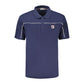 Blue Cotton Polo Shirt