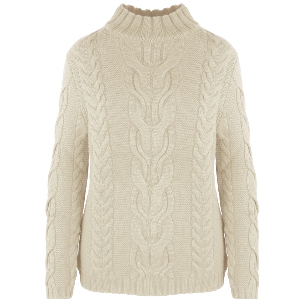 Beige Wool Sweater