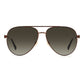 Brown Metal Sunglasses
