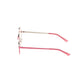 Pink Metal Sunglasses