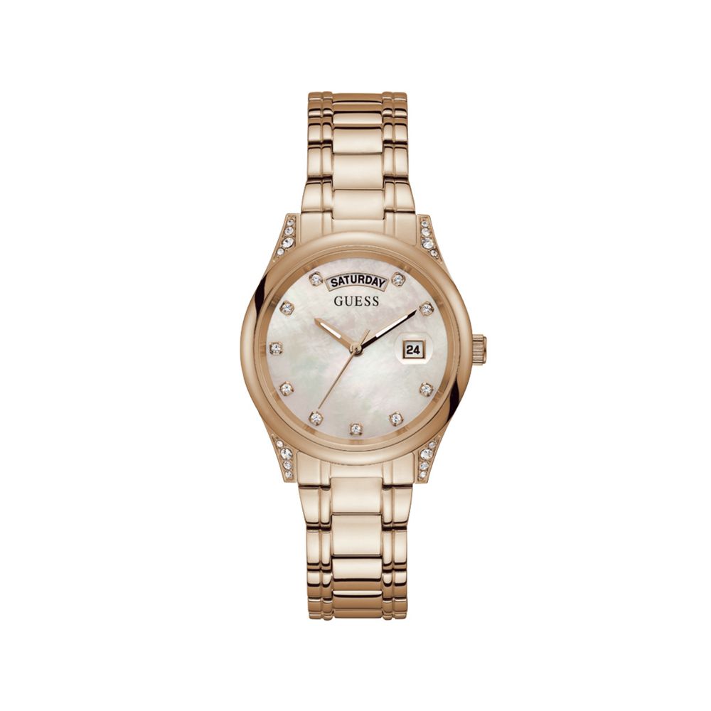Pink Stainless Steel Watch