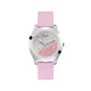 Pink Rubber Watch